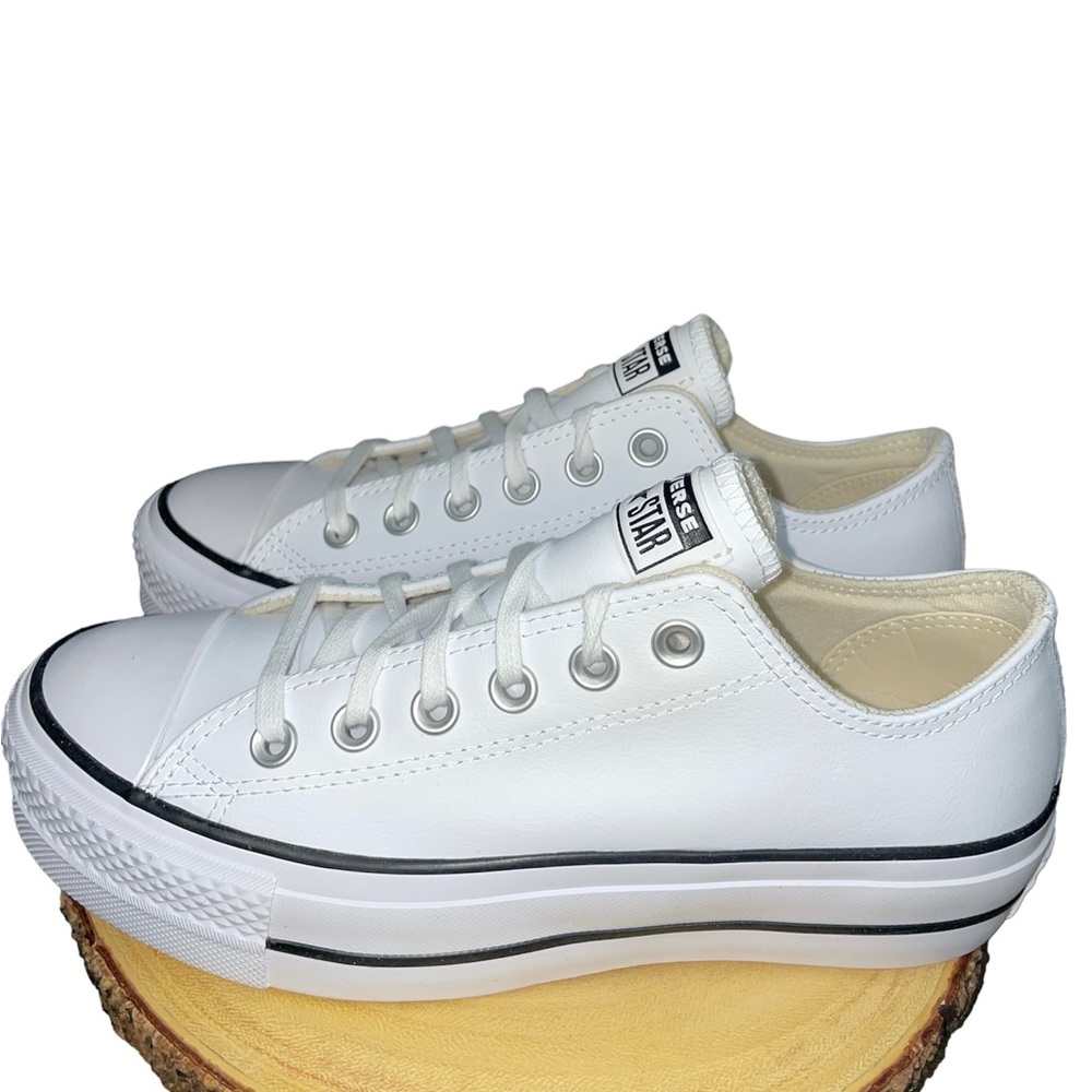 NWT Converse Women’s All Star Leather Platform Sneakers - Picture 7 of 11